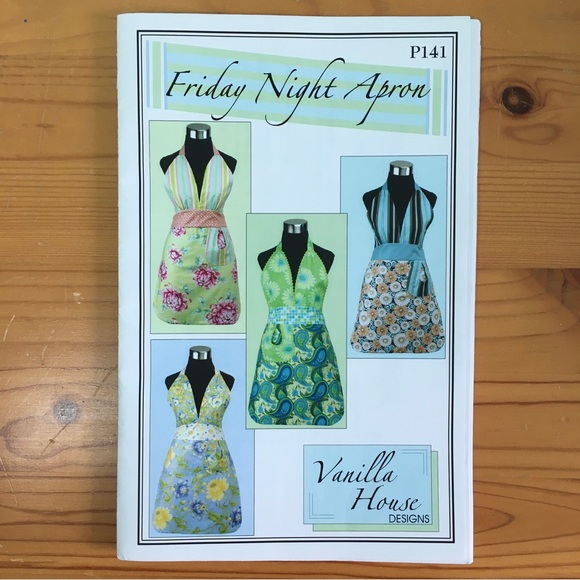 📍”Friday NIght Apron" Pattern by Vanilla House Designs🪡🧵 - Picture 1 of 8